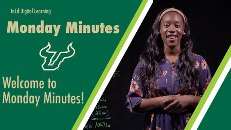 Thumbnail for Welcome to Monday Minutes