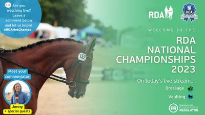 RDA National Championships 2023, Hartpury College, 15th July