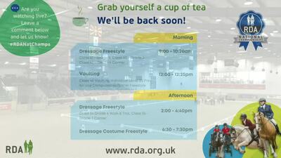 RDA National Championships 2023, Hartpury College, 15th July