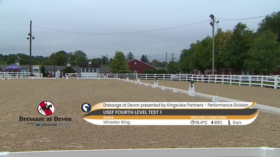 Class 411 USEF Test for 4 Year Old Horses,  September 29th