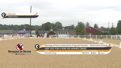 Class 401 USEF Test for 4 Year Old Horses, September 28th