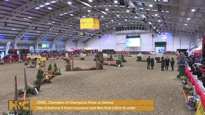 Class 6. Anthony D Evans Insurance Lead Rein final 128cms and under
