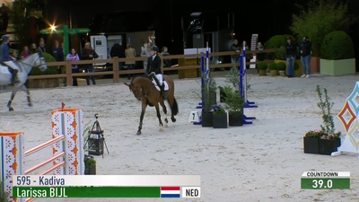 Larissa Bijl & Kadiva - KWPN Mare \ Donkerbruin \ 2015 \ Marius Claudius \ No Limit