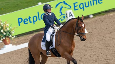 Class 43 Petplan Equine Elementary Silver Under 21 Area Festival Champs Test 53 Pt 2, 16th April