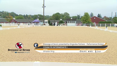 Class 525 CDIAm FEI Intermediate I & Class 427 USEF Fourth Level Test 3, 30th September 