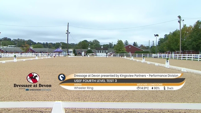 Class 427 USEF Fourth Level Test 3	& Class 425 USEF Fourth Level Test 1, 30th September