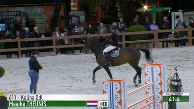 Maaike Theunis & Kalina Ddl - KWPN Mare \ Schimmel \ 2015 \ Grand Slam VDL \ Indorado