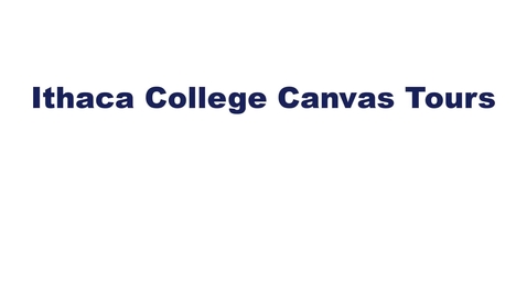 Thumbnail for Mark Weinberg Canvas Course Tour