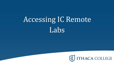 Thumbnail for Accessing Software