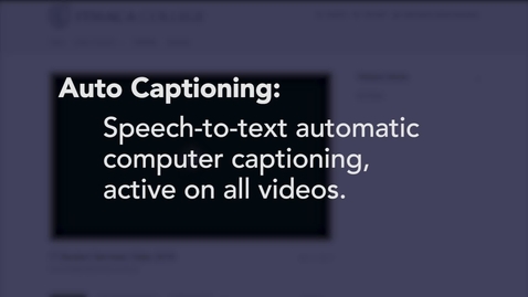 Thumbnail for entry Auto Captions
