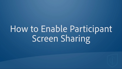 Thumbnail for entry Updated Meeting Security: Enable Screen Sharing from Participants