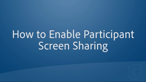 Thumbnail for Updated Meeting Security: Enable Screen Sharing from Participants