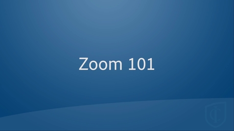 Thumbnail for entry Zoom 101