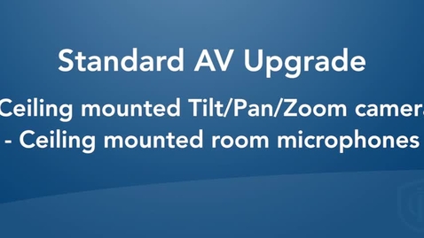 Thumbnail for entry Standard Room Configuration