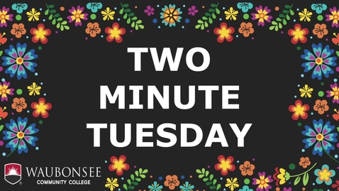 Thumbnail for Two Minute Tuesday: Latinx Heritage Month