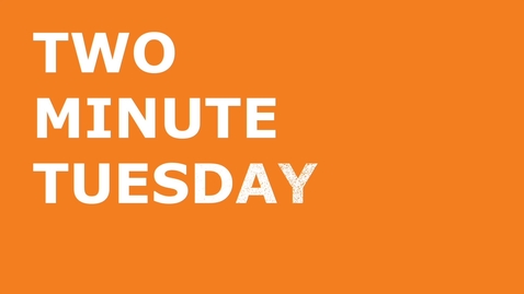 Thumbnail for Two Minute Tuesday: Happy Fall &amp; Halloween