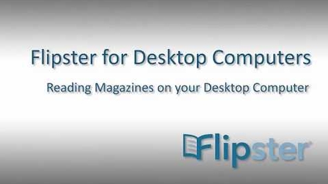 Thumbnail for entry Flipster on Desktop Computers - Tutorial