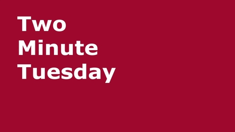 Thumbnail for Two Minute Tuesday: Teams Out of Office (OOO)