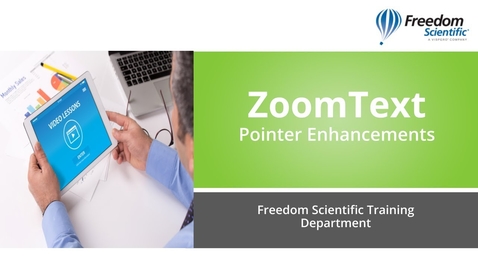 Thumbnail for entry ZoomText - Pointer Enhancements