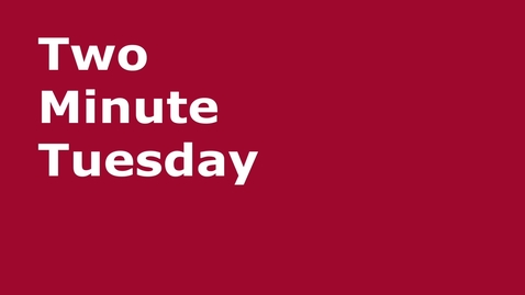 Thumbnail for Two Minute Tuesday: Campus Food &amp; Beverage Options