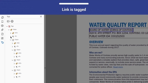 Thumbnail for PDF Accessibility: Navigation Links