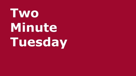 Thumbnail for Two Minute Tuesday: mymedia