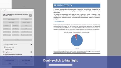 Thumbnail for PDF Accessibility: Tagged PDF
