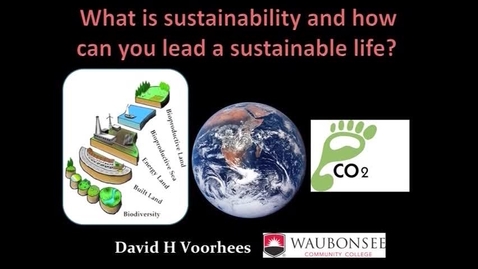 Thumbnail for Asset Earth - Dave Voorhees - What is Sustainability and How Can You Lead a Sustainable Life?