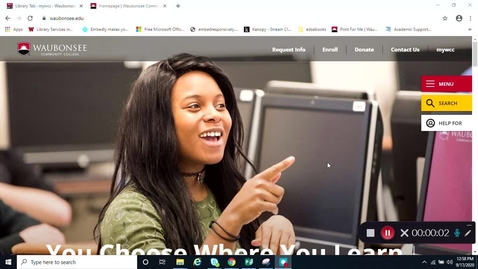 Thumbnail for library website to ACS