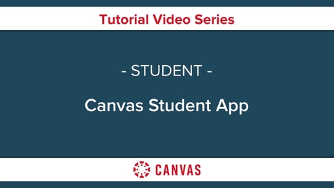 Thumbnail for Canvas Student App