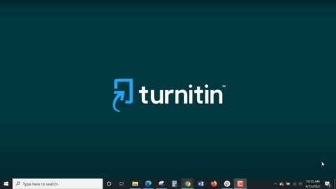 Thumbnail for Turnitin Similarity in Canvas-Student Overview