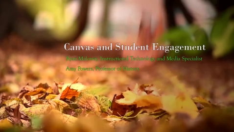 Thumbnail for Canvas and Student Engagement (High Impact Practices, Requirements and Prerequisites, and New Analytics)