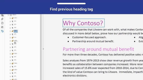 Thumbnail for PDF Accessibility: Headings