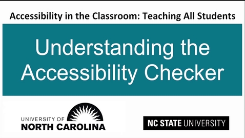 Thumbnail for Word Accessibility: Accessibility Checker
