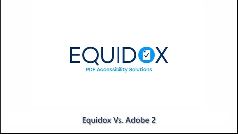 Thumbnail for Equidox Vs Adobe PDF Remediation
