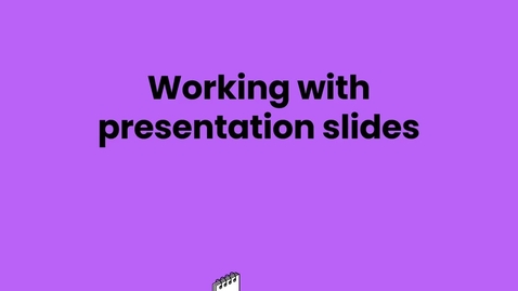 Thumbnail for Glean Working with Slides