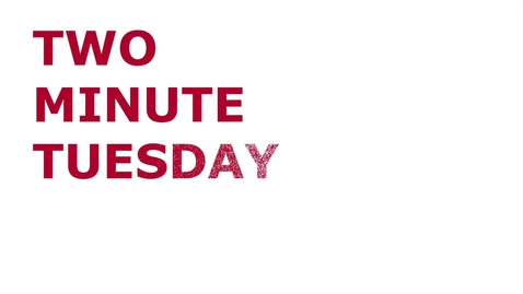 Thumbnail for Two Minute Tuesday: ServiceDesk