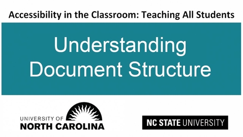 Thumbnail for entry Word Accessibility: Headings &amp; Document Structure