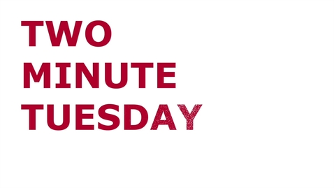 Thumbnail for Two Minute Tuesday: Banner 9 Self-Service Time Off Request Hourly Employee