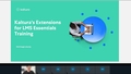 Go to Kaltura LMS Extension Essentials Training-2022-10-28 with duration: 1 hour, 34 minutes