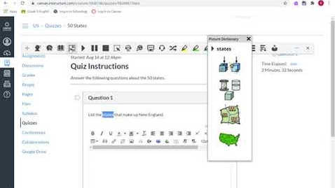 Thumbnail for Canvas with Read&amp;Write for Google Chrome