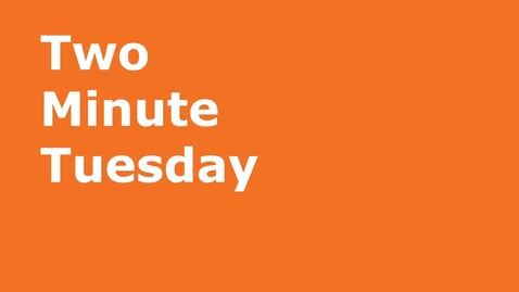 Thumbnail for Two Minute Tuesday: Happy Halloween