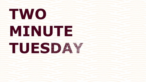 Thumbnail for Two Minute Tuesday: AAPI Month 2024