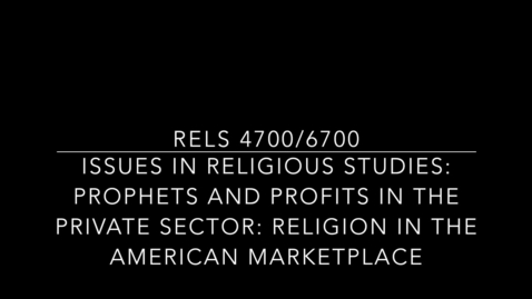 Thumbnail for RELS 4/6700 Issues in Religious Studies, Lorusso