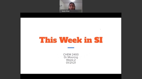 Thumbnail for entry CHEM 2400 Dr. Mooring Week 2 (1/18-22/21)