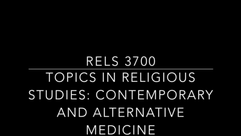 Thumbnail for RELS 3700 Topics in Religious Studies, Van Holm
