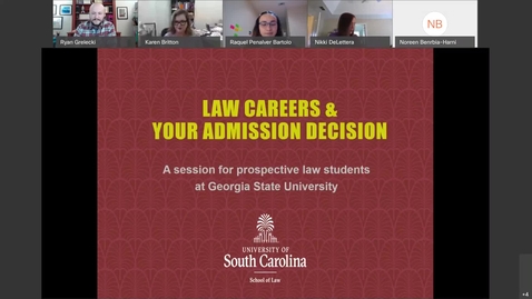 Thumbnail for GSU CASA Pre-Law &amp; USC Law | Law Career &amp; Admissions Decision_11102020