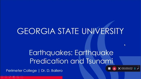 Thumbnail for entry WATCHME: Tsunami and Earthquake Prediction part 1