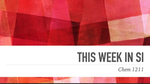 Thumbnail for Chem 1211 - Dr.Wang - Week 12 (11/16 - 11/20)