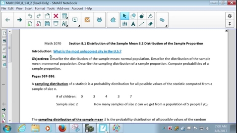 Thumbnail for Video Lecture Section 8.1 and 8.2 